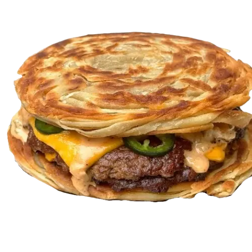 Captain Chicken Lachha Paratha Burger